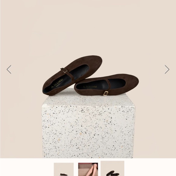 a. solani Shoes - Women's Brown Suede flats a.solani